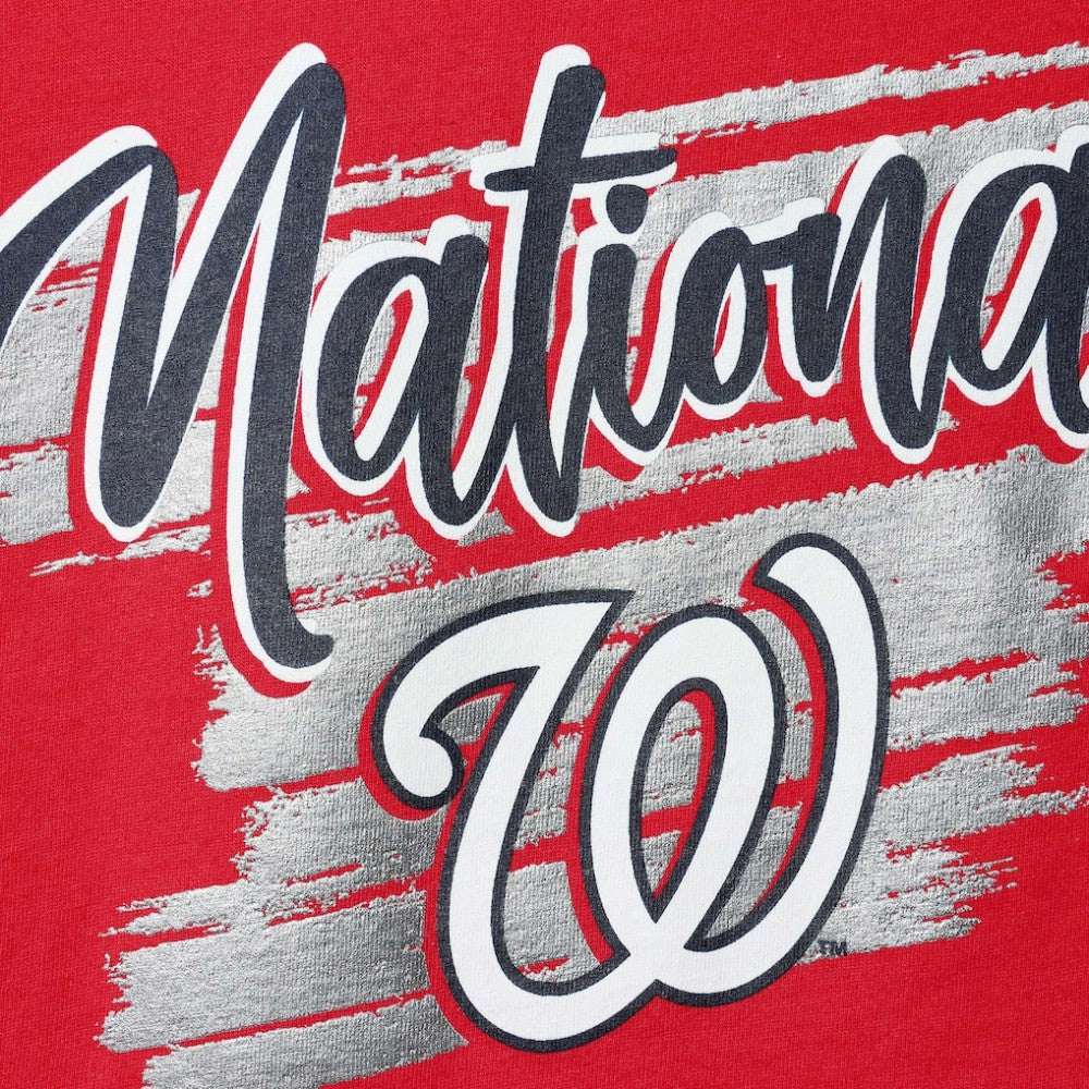 Washington Nationals Girls Youth Dream Scoop-Neck T-Shirt Red