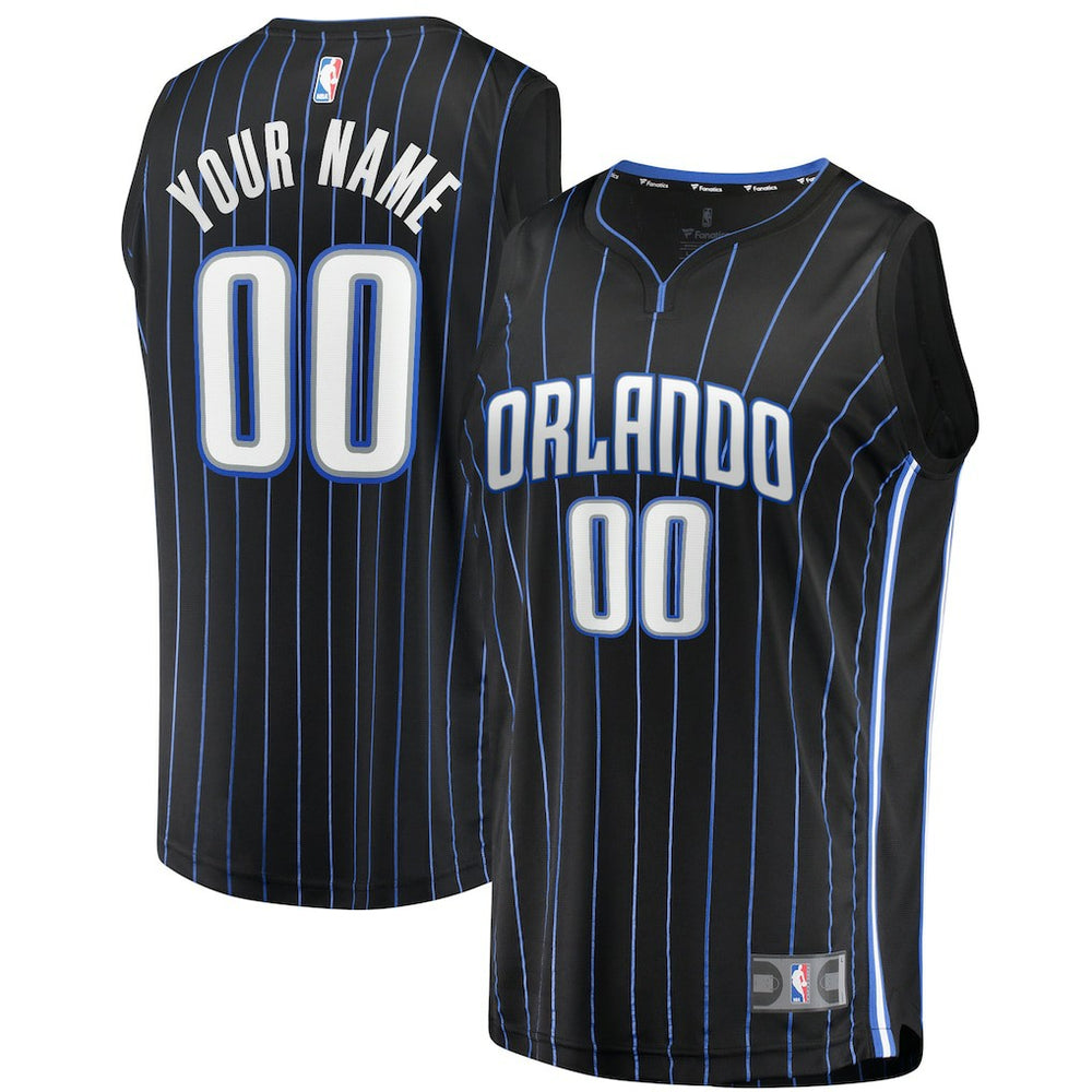 Orlando Magic Youth Fast Break Replica Custom Jersey Black - Icon Edition on sale
