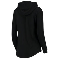 Washington Nationals Levelwear Women's Vivid Scuba Neck Pullover Hoodie Black