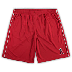 Los Angeles Angels Big & Tall Mesh Shorts Red