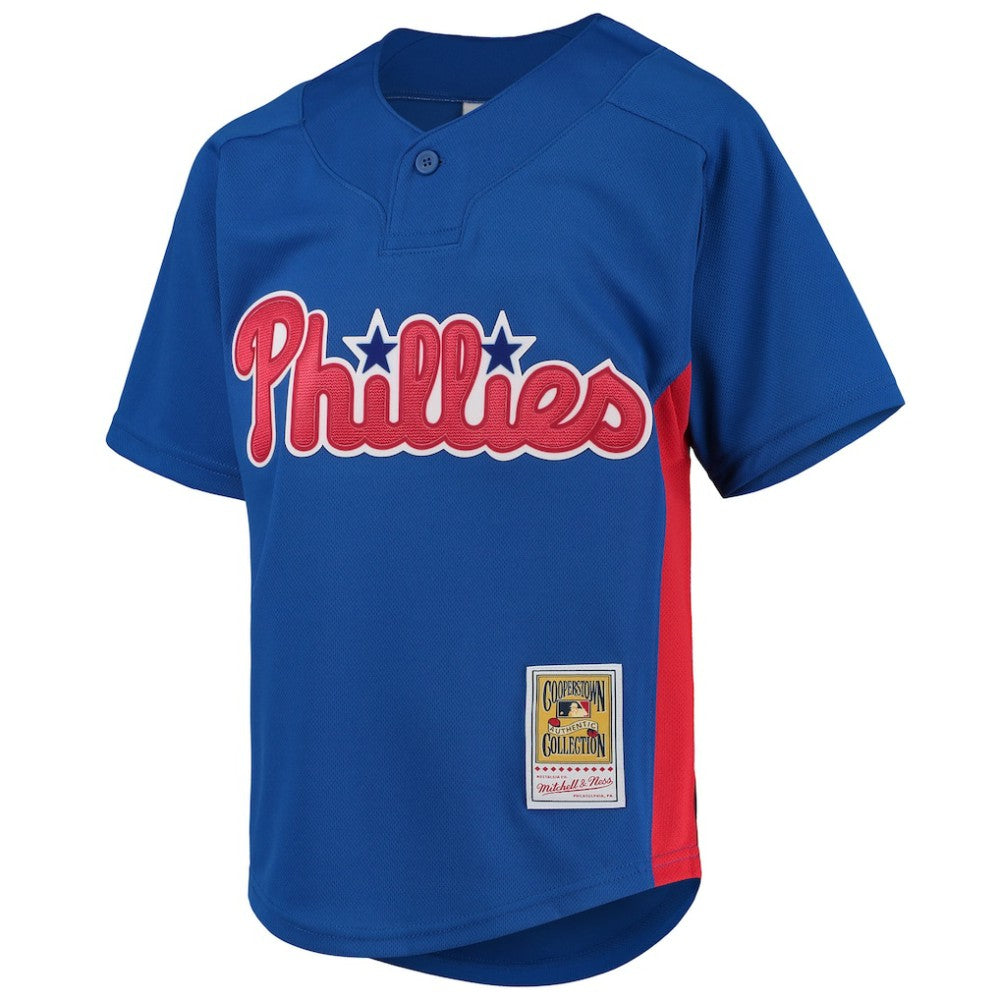 Roy Halladay Philadelphia Phillies Youth Cooperstown Collection Mesh Batting Practice Jersey Royal