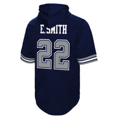 Emmitt Smith Dallas Cowboys Retired Player Mesh Name & Number Hoodie T-Shirt - Navy online