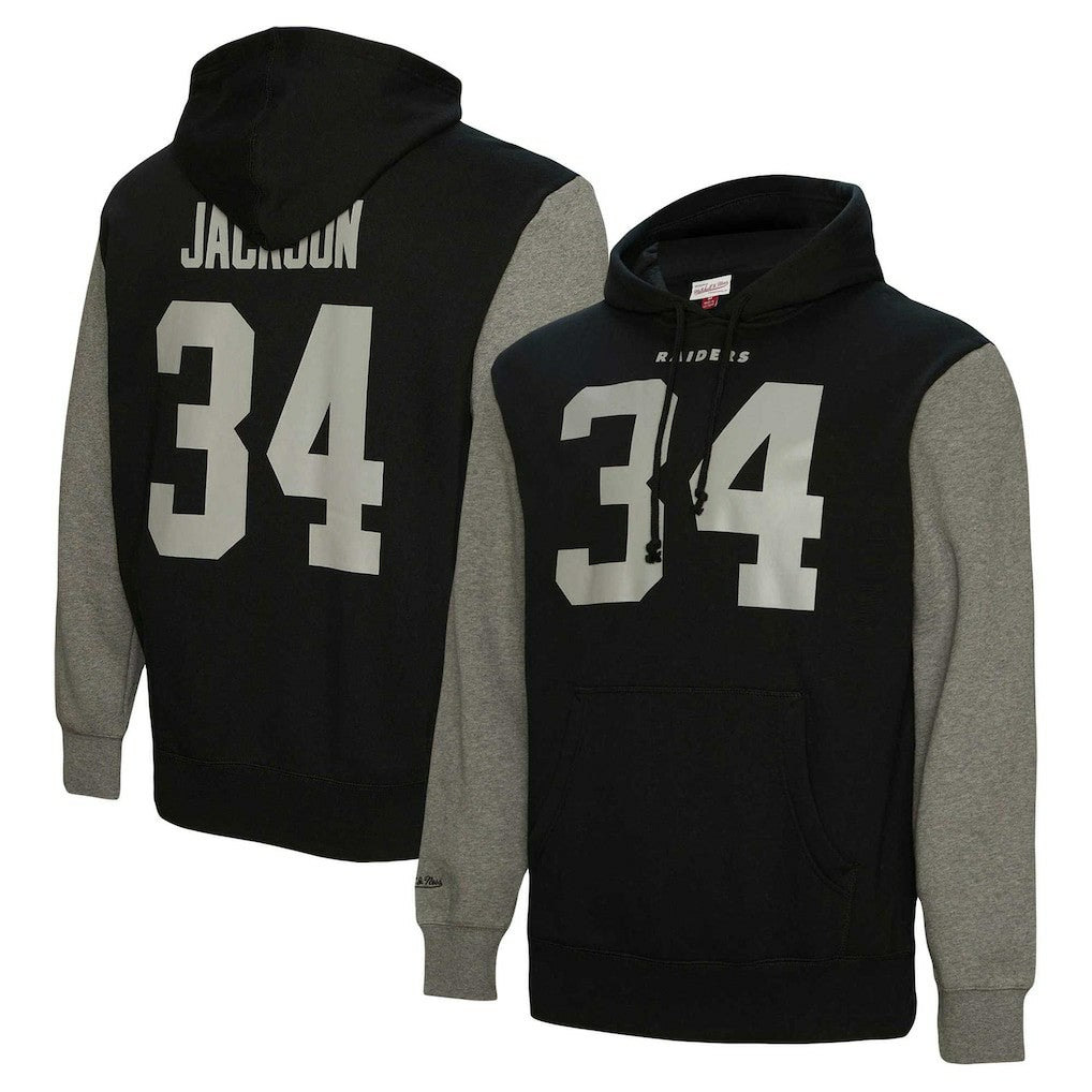 Bo Jackson Las Vegas Raiders Retired Player Name & Number Pullover Hoodie - Black online