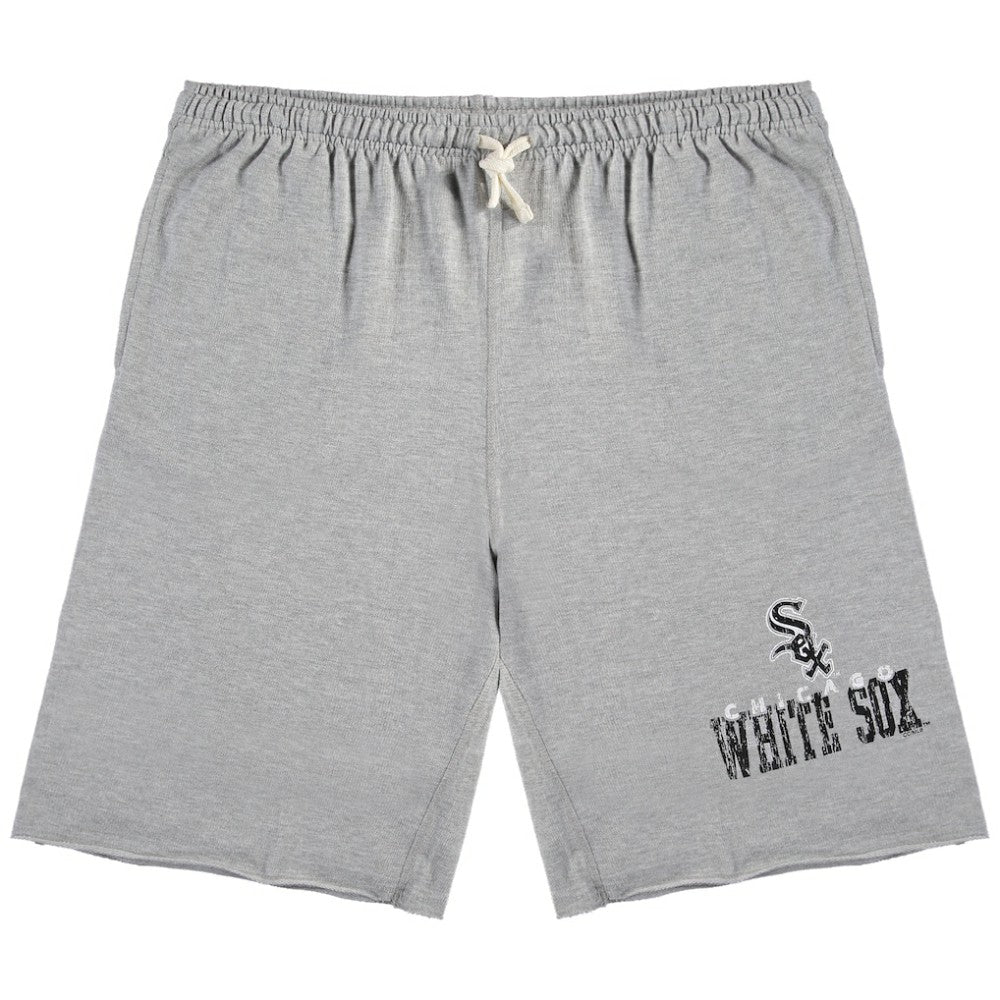 Chicago White Sox Big & Tall French Terry Shorts Heathered Gray