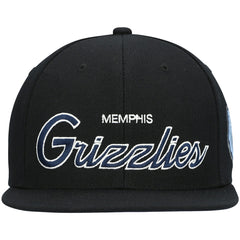 Memphis Grizzlies Hardwood Classics Script 2.0 Snapback Hat - Black online