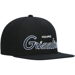 Memphis Grizzlies Hardwood Classics Script 2.0 Snapback Hat - Black online