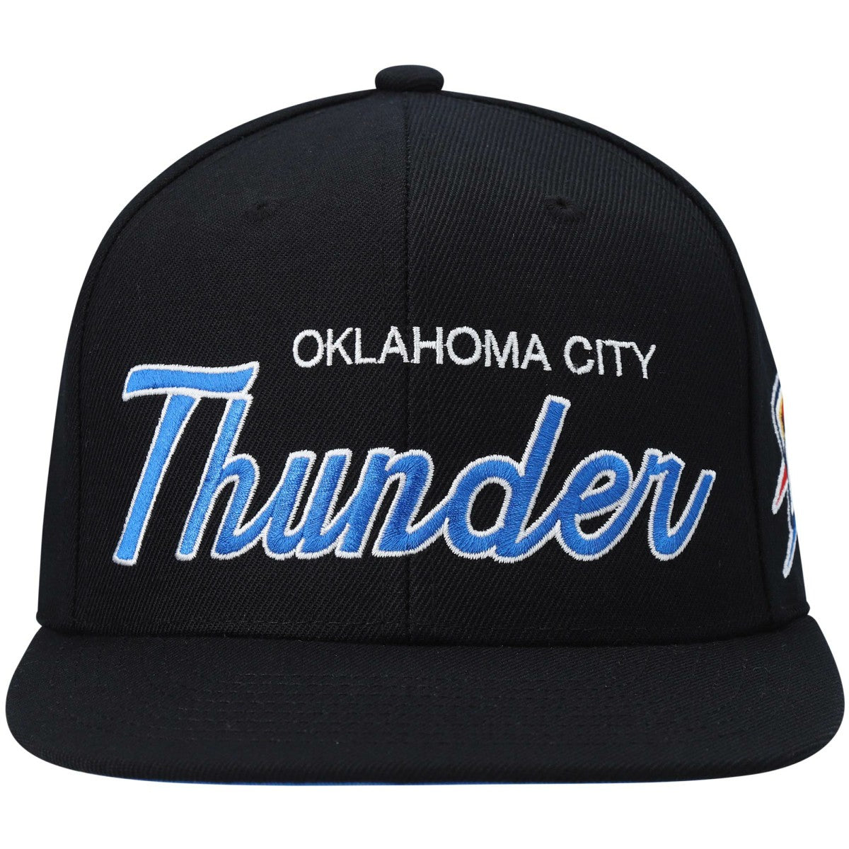 Oklahoma City Thunder Hardwood Classics Script 2.0 Snapback Hat - Black online