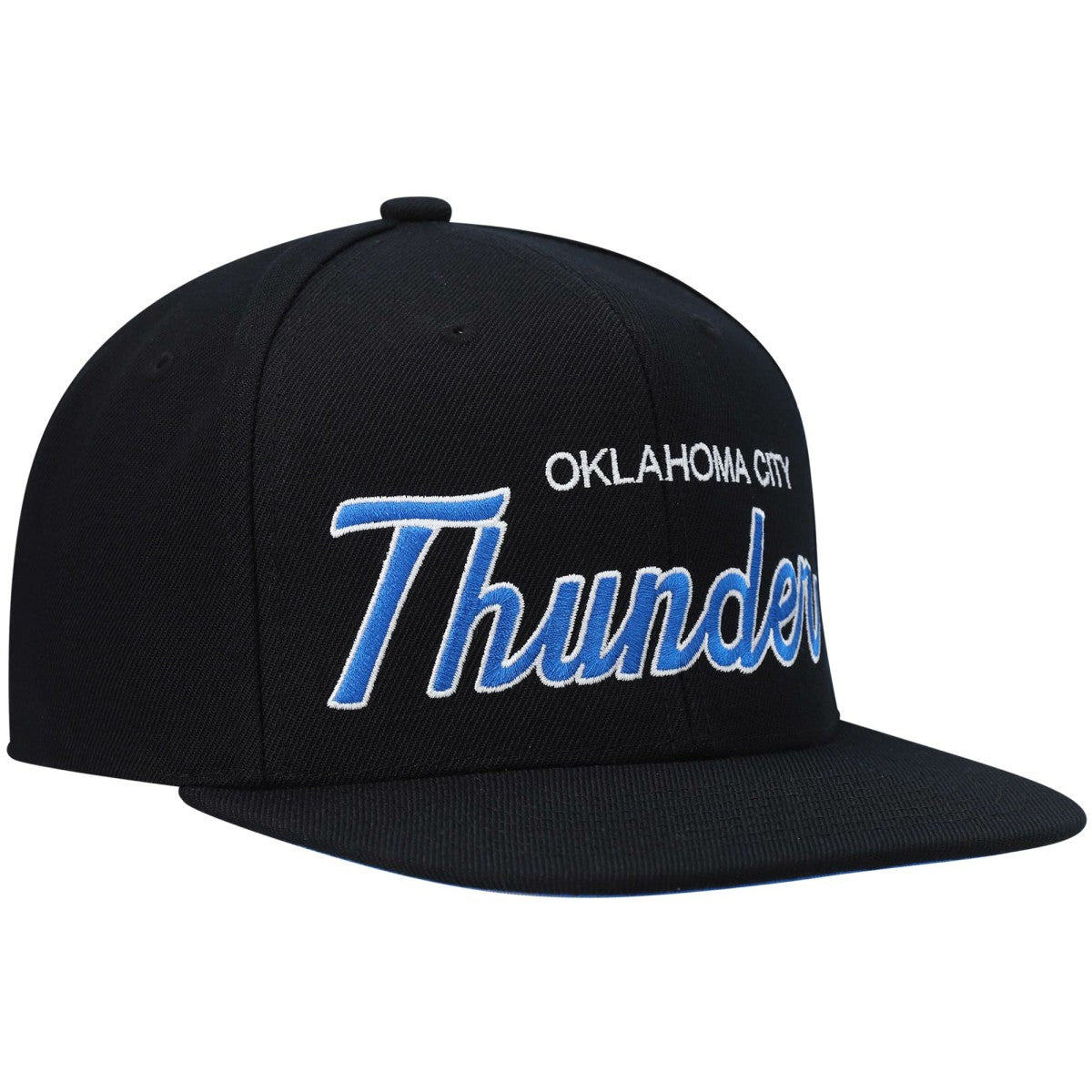 Oklahoma City Thunder Hardwood Classics Script 2.0 Snapback Hat - Black online