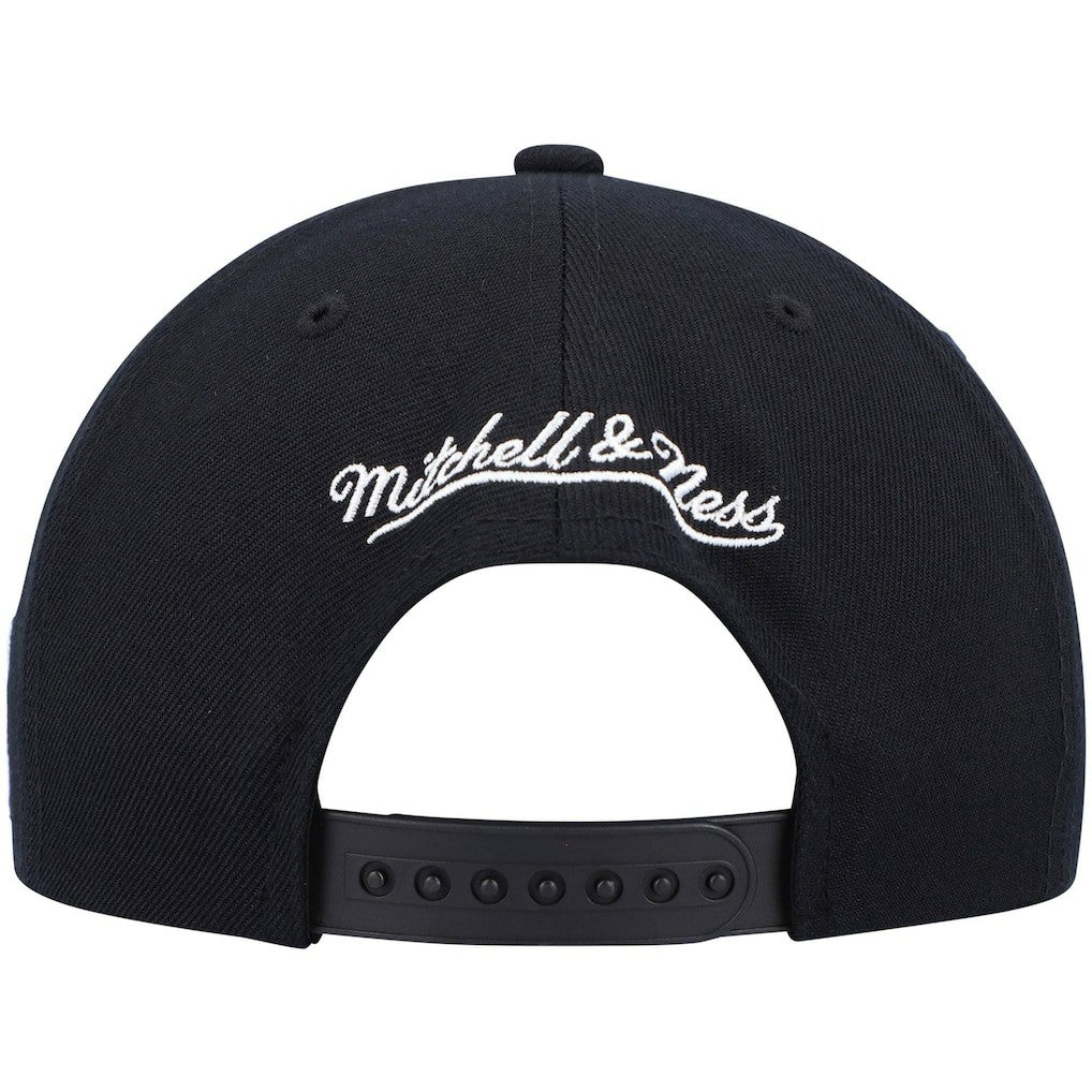 Philadelphia 76ers Hardwood Classics Script 2.0 Snapback Hat - Black for sale