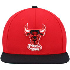 Chicago Bulls Hardwood Classics Team Two-Tone 2.0 Snapback Hat - Red/Black sale