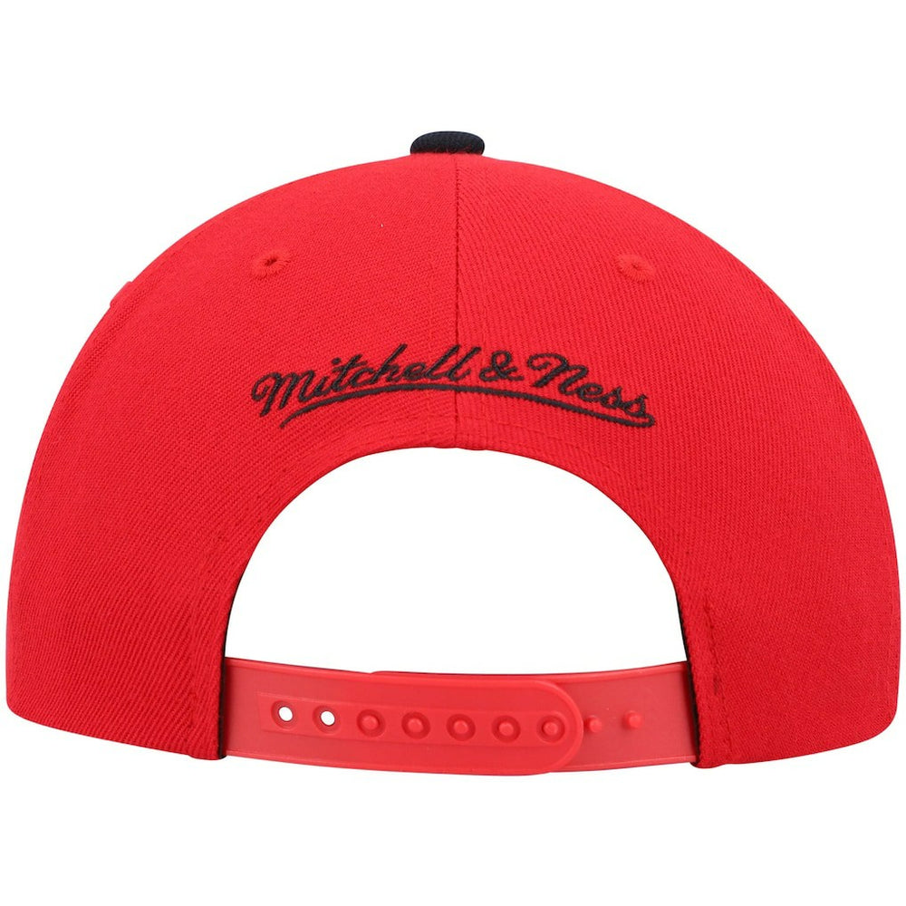 Chicago Bulls Hardwood Classics Team Two-Tone 2.0 Snapback Hat - Red/Black sale