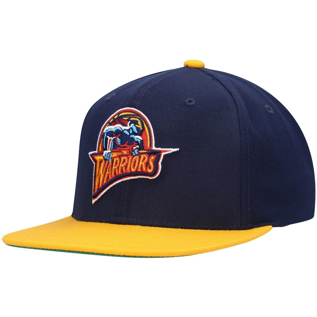 Golden State Warriors Hardwood Classics Team Two-Tone 2.0 Snapback Hat sale - Navy/Gold cheap