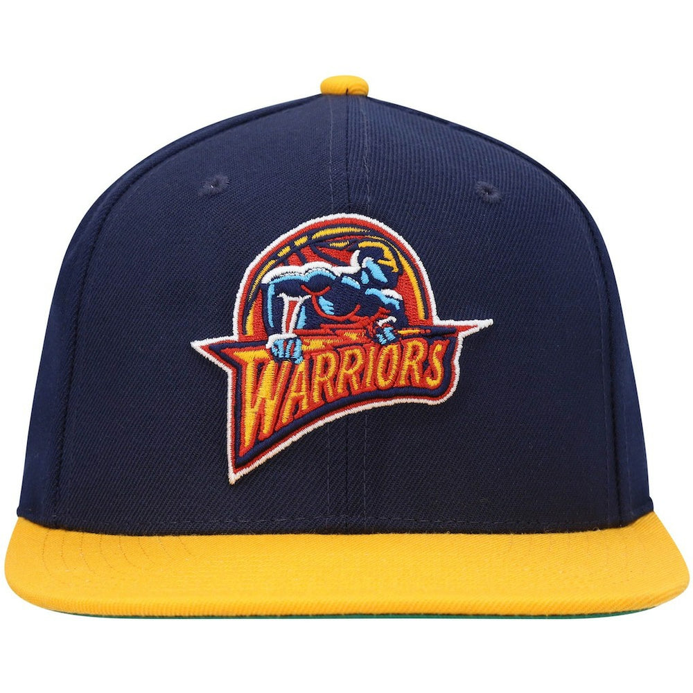 Golden State Warriors Hardwood Classics Team Two-Tone 2.0 Snapback Hat sale - Navy/Gold cheap