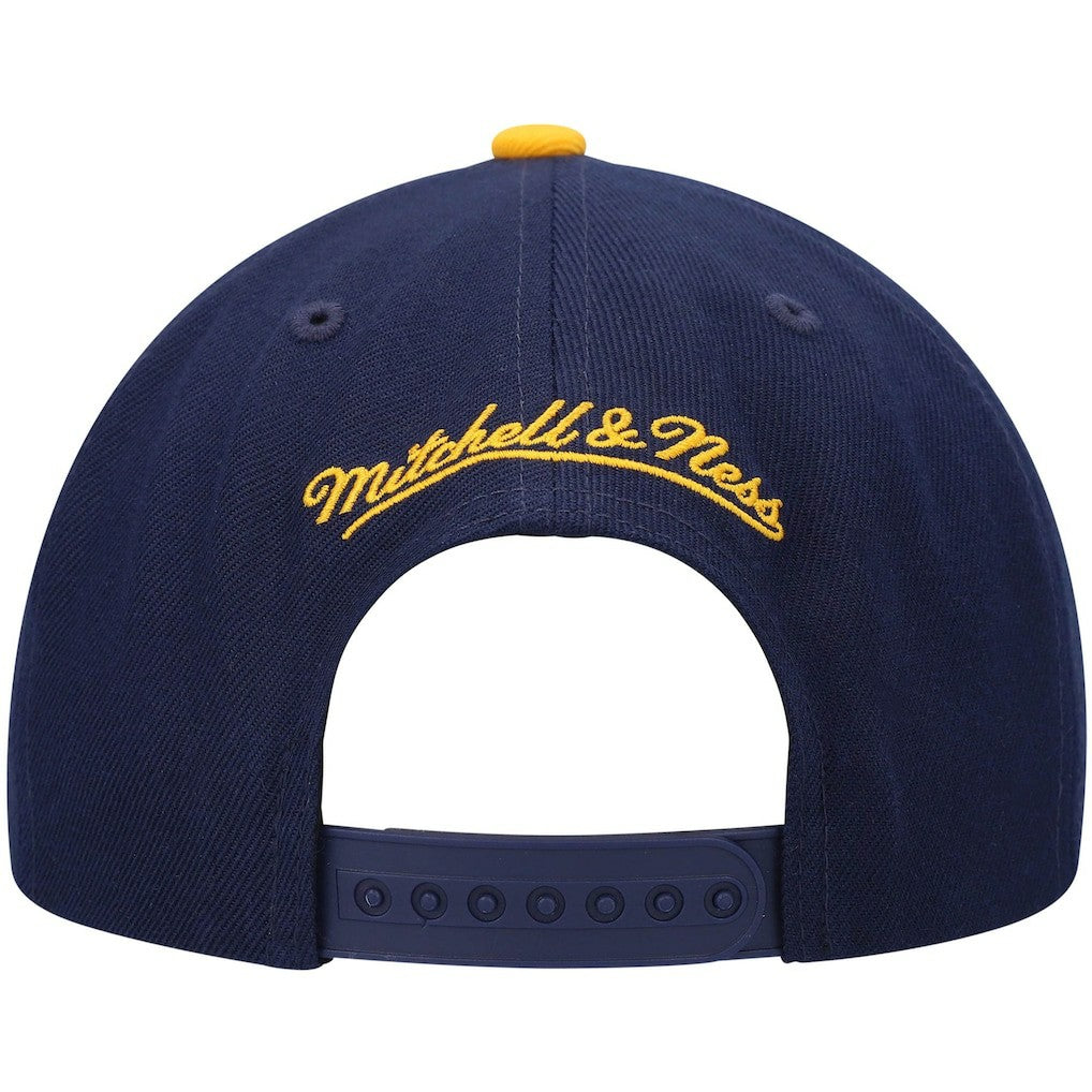 Golden State Warriors Hardwood Classics Team Two-Tone 2.0 Snapback Hat sale - Navy/Gold cheap