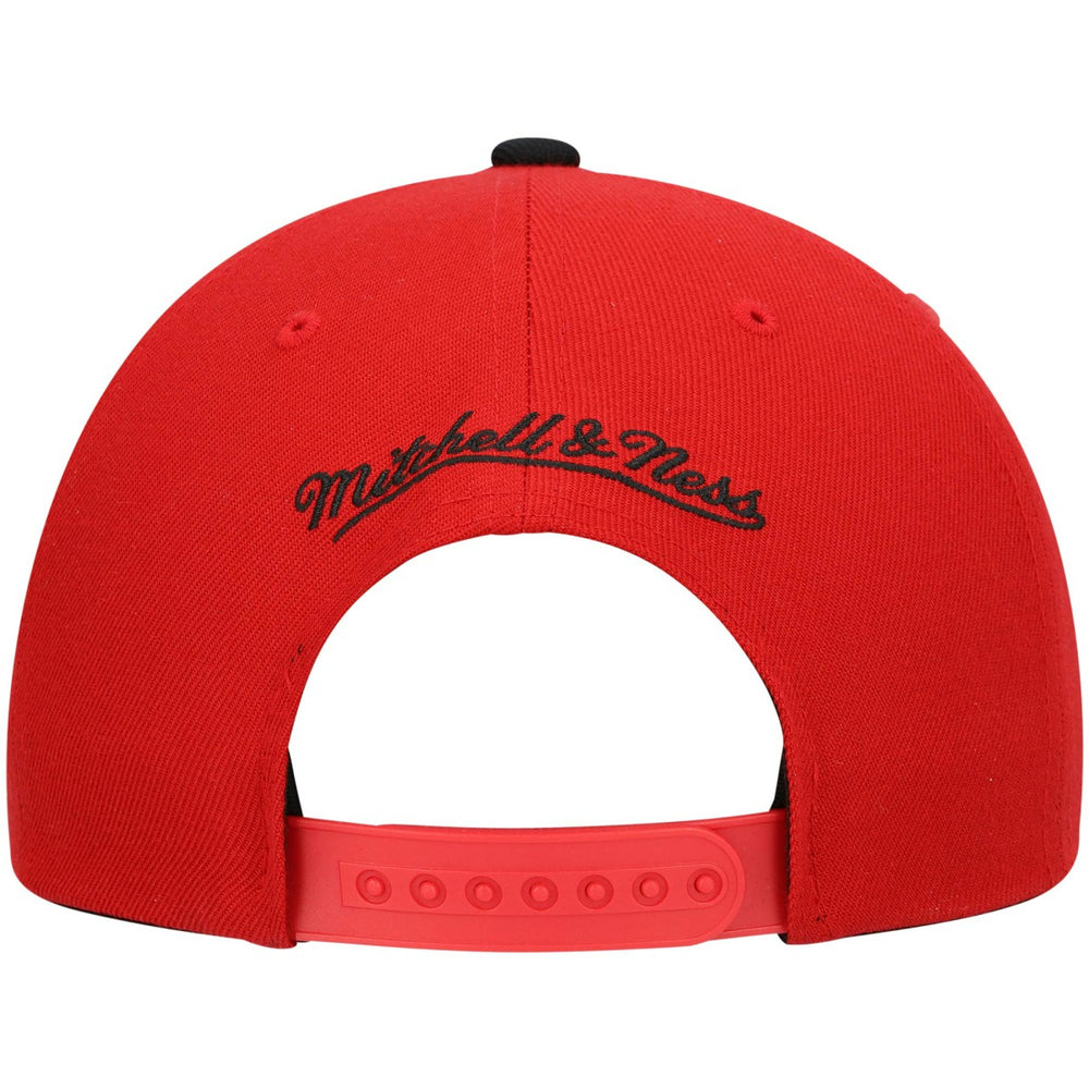 Miami Heat Hardwood Classics Team Two-Tone 2.0 Snapback Hat - Red/Black cheap