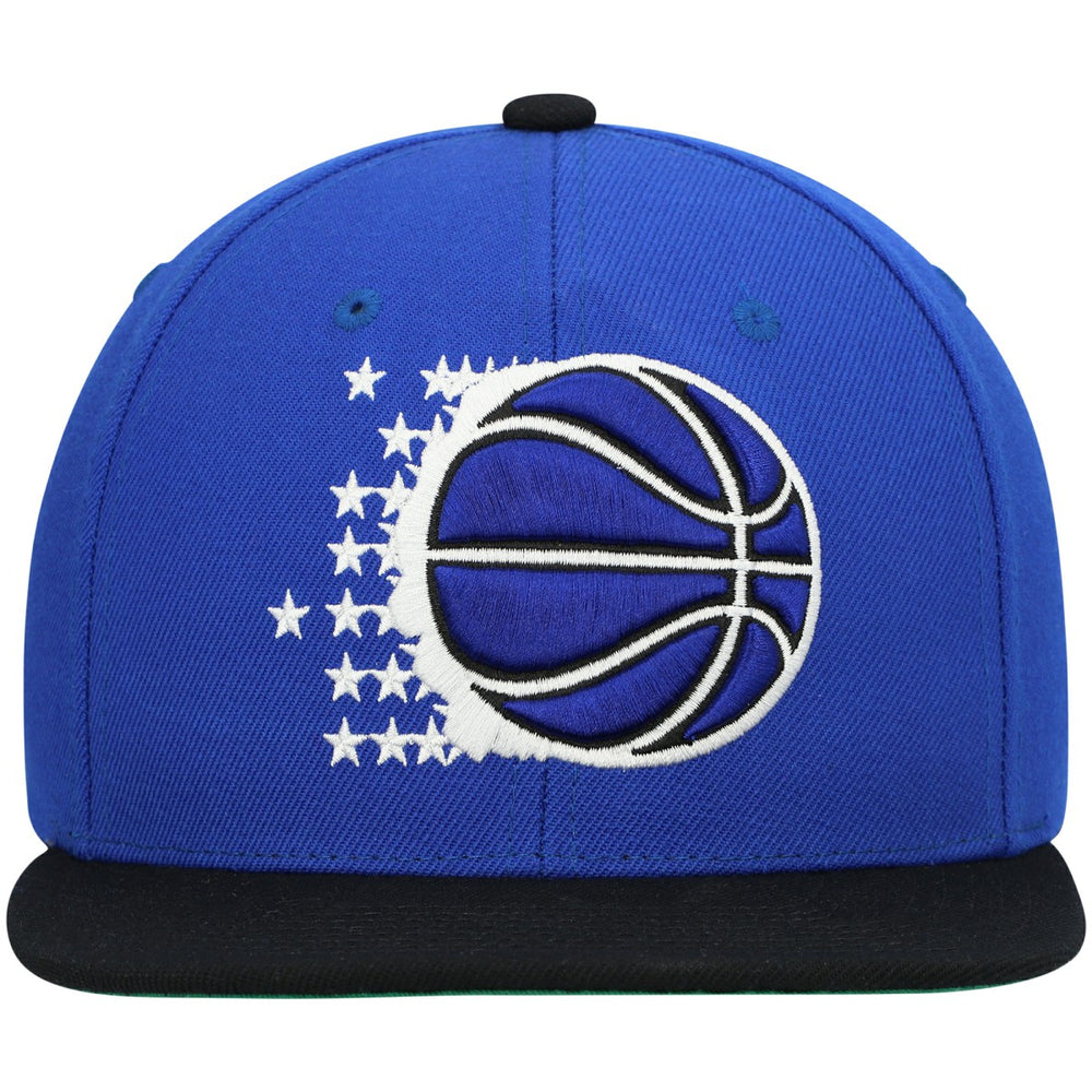Orlando Magic Hardwood Classics Team Two-Tone 2.0 Snapback Hat - Blue/Black online