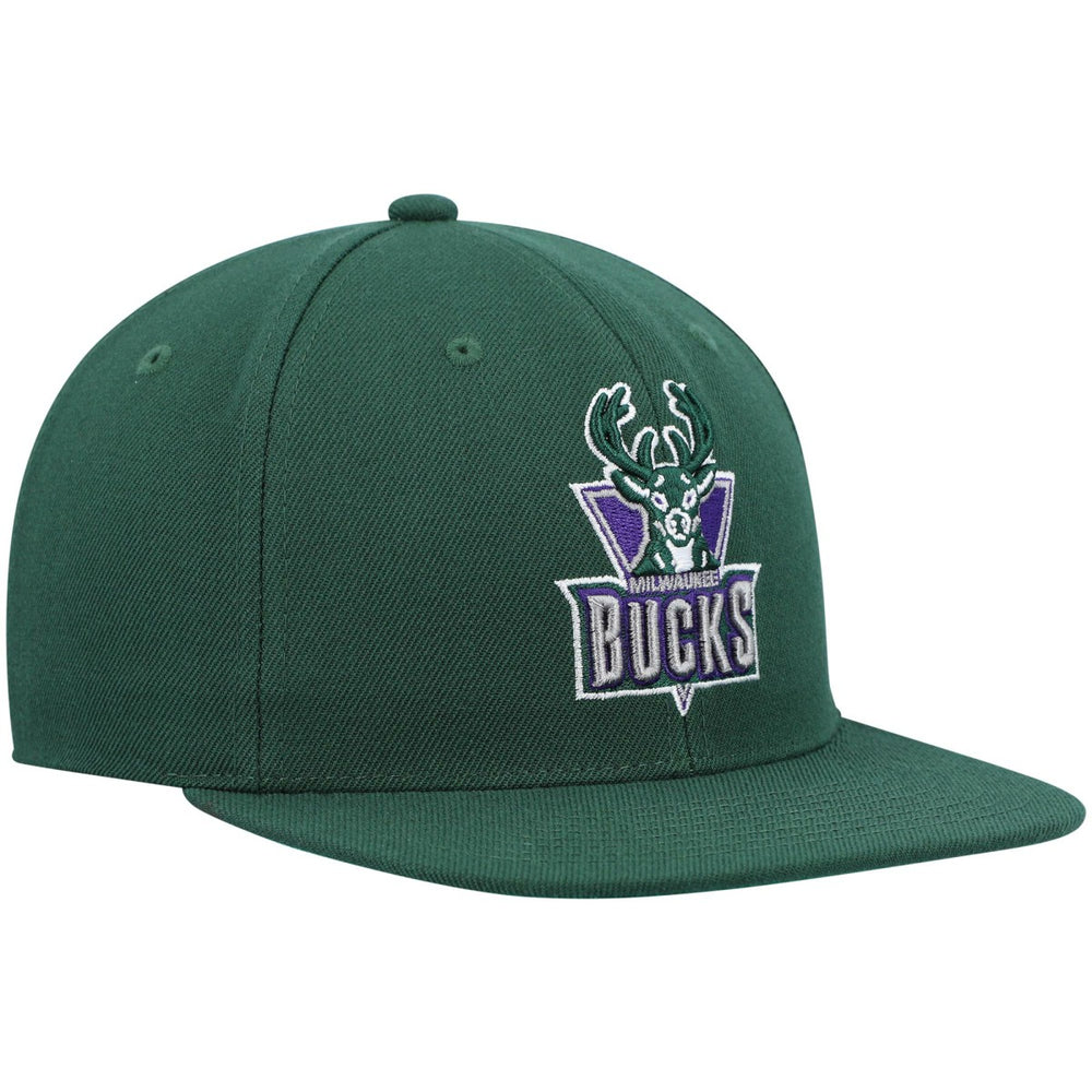 Milwaukee Bucks Hardwood Classics Team Ground 2.0 Snapback Hat - Green shop