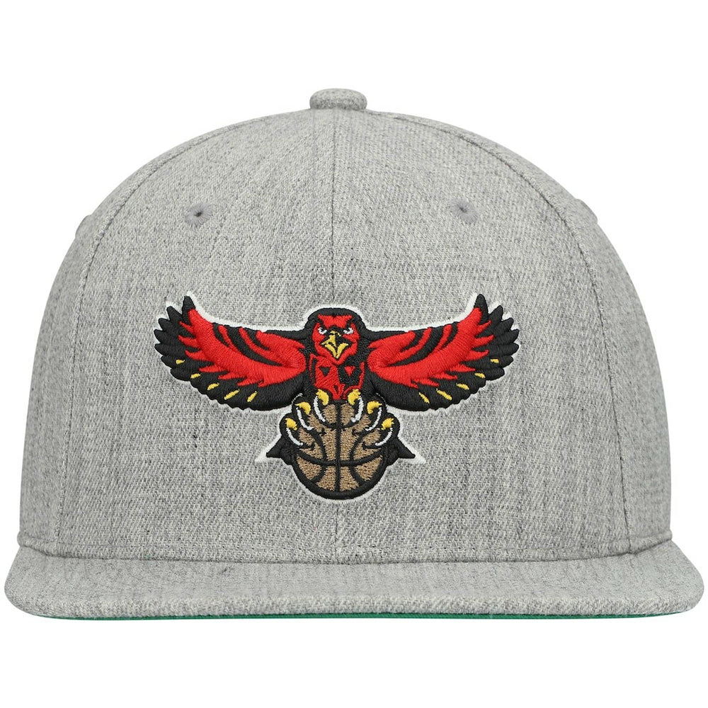 Atlanta Hawks Hardwood Classics Team 2.0 Snapback Hat - Heathered Gray on sale