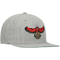 Atlanta Hawks Hardwood Classics Team 2.0 Snapback Hat - Heathered Gray on sale