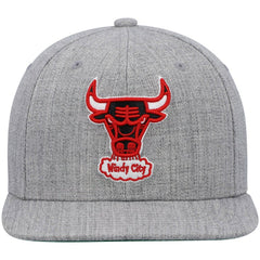 Chicago Bulls Hardwood Classics Team 2.0 Snapback Hat - Heathered Gray on sale