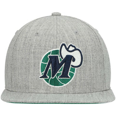 Dallas Mavericks Hardwood Classics Team 2.0 Snapback Hat sale - Heathered Gray on sale