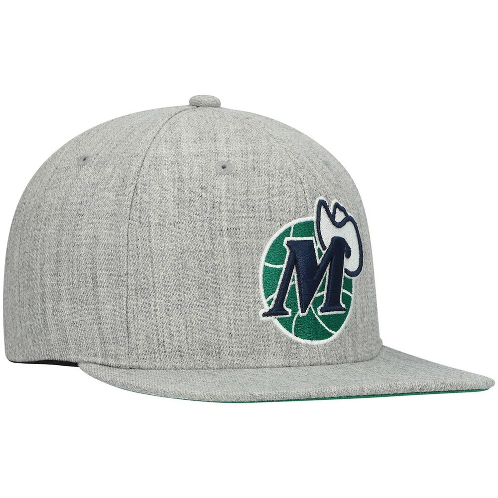 Dallas Mavericks Hardwood Classics Team 2.0 Snapback Hat sale - Heathered Gray on sale