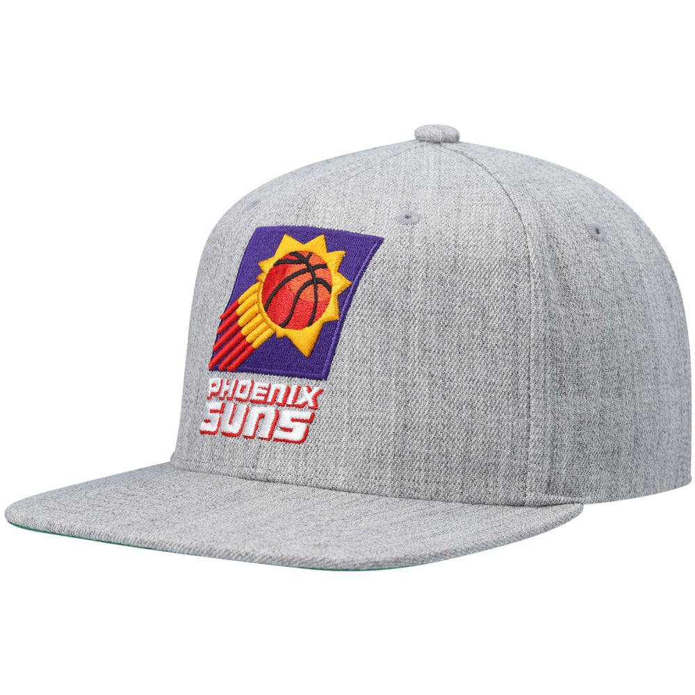 Phoenix Suns Hardwood Classics Team 2.0 Snapback Hat - Heathered Gray on sale