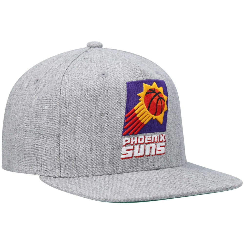 Phoenix Suns Hardwood Classics Team 2.0 Snapback Hat - Heathered Gray on sale