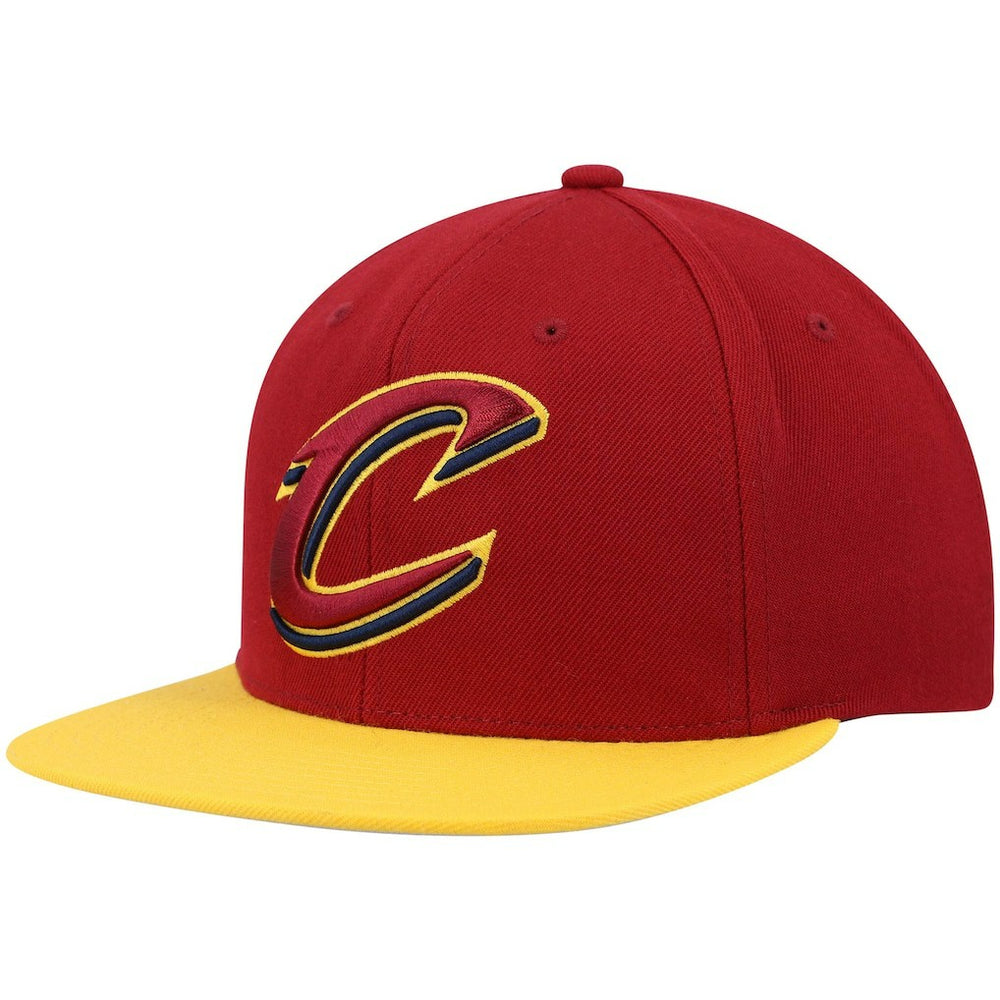 Cleveland Cavaliers Team Two-Tone 2.0 Snapback Hat sale - Wine/Gold outlet