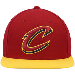 Cleveland Cavaliers Team Two-Tone 2.0 Snapback Hat sale - Wine/Gold outlet