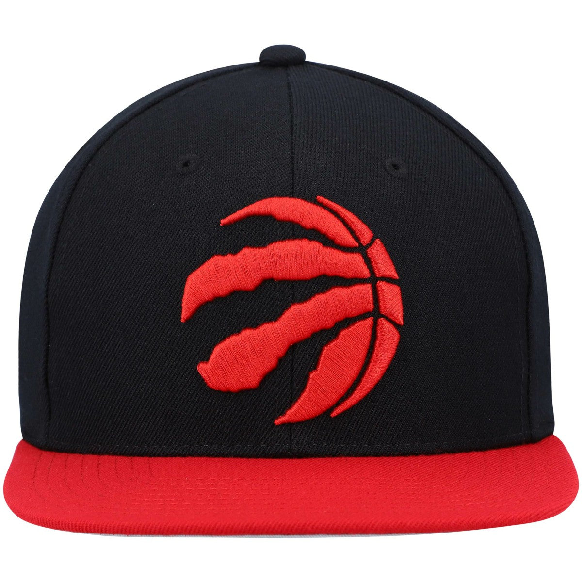 Toronto Raptors Team Two-Tone 2.0 Snapback Hat - Black/Red discount