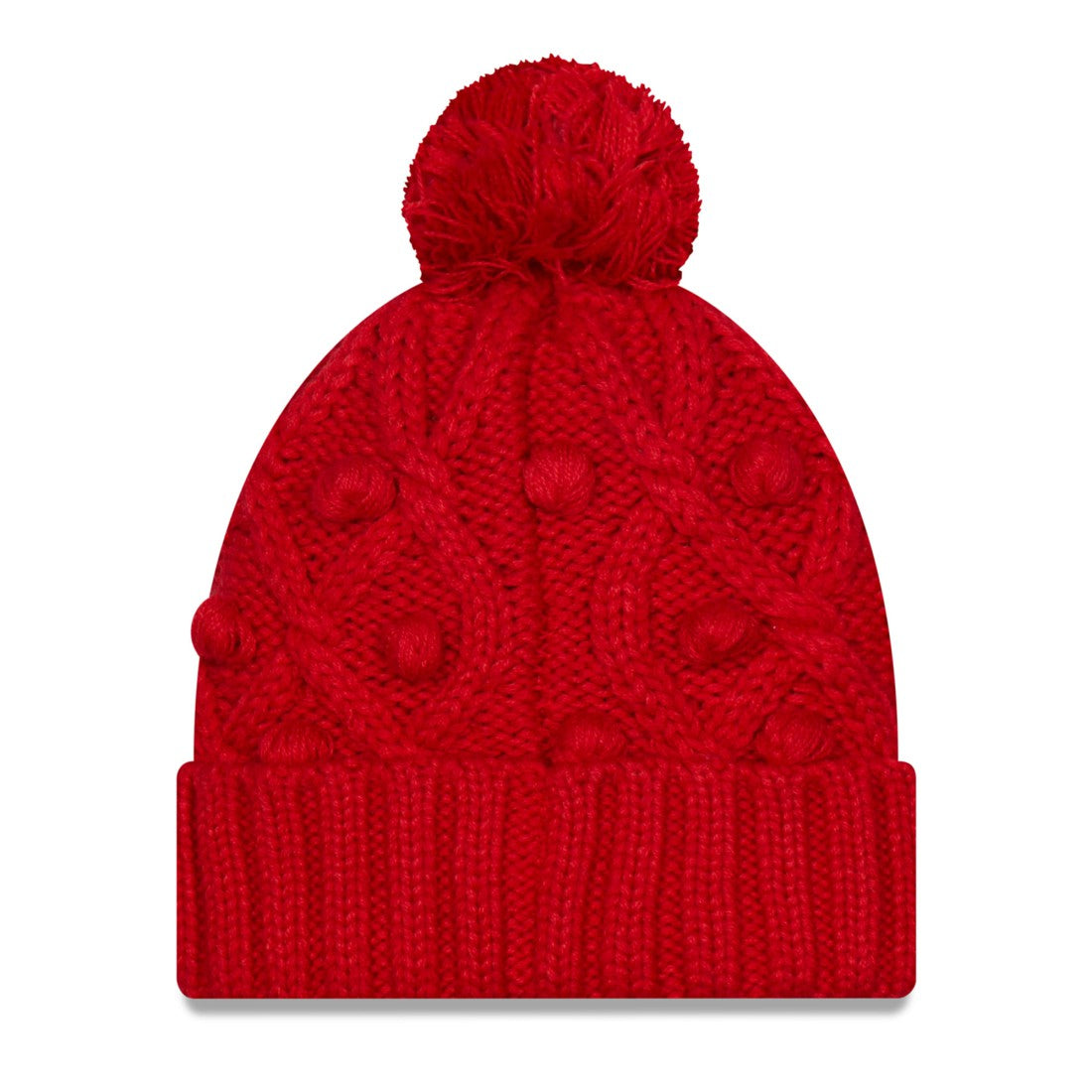 Tampa Bay Buccaneers New Era Women's Toasty Cuffed Knit Hat with Pom - Red on sale
