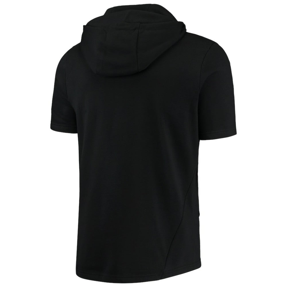 Chicago White Sox Levelwear Recruit Short Sleeve Full-Zip Hoodie Jacket Black