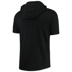 St. Louis Cardinals Levelwear Recruit Short Sleeve Full-Zip Hoodie Jacket Black