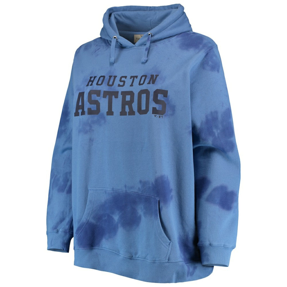 Houston Astros Women's Plus Size Cloud Pullover Hoodie Navy