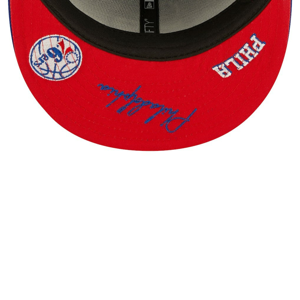 Philadelphia 76ers Fall 22 Identity 59FIFTY Fitted Hat - Royal sale