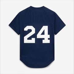 Rickey Henderson New York Yankees Cooperstown Collection Mesh Batting Practice Button-Up Jersey Navy