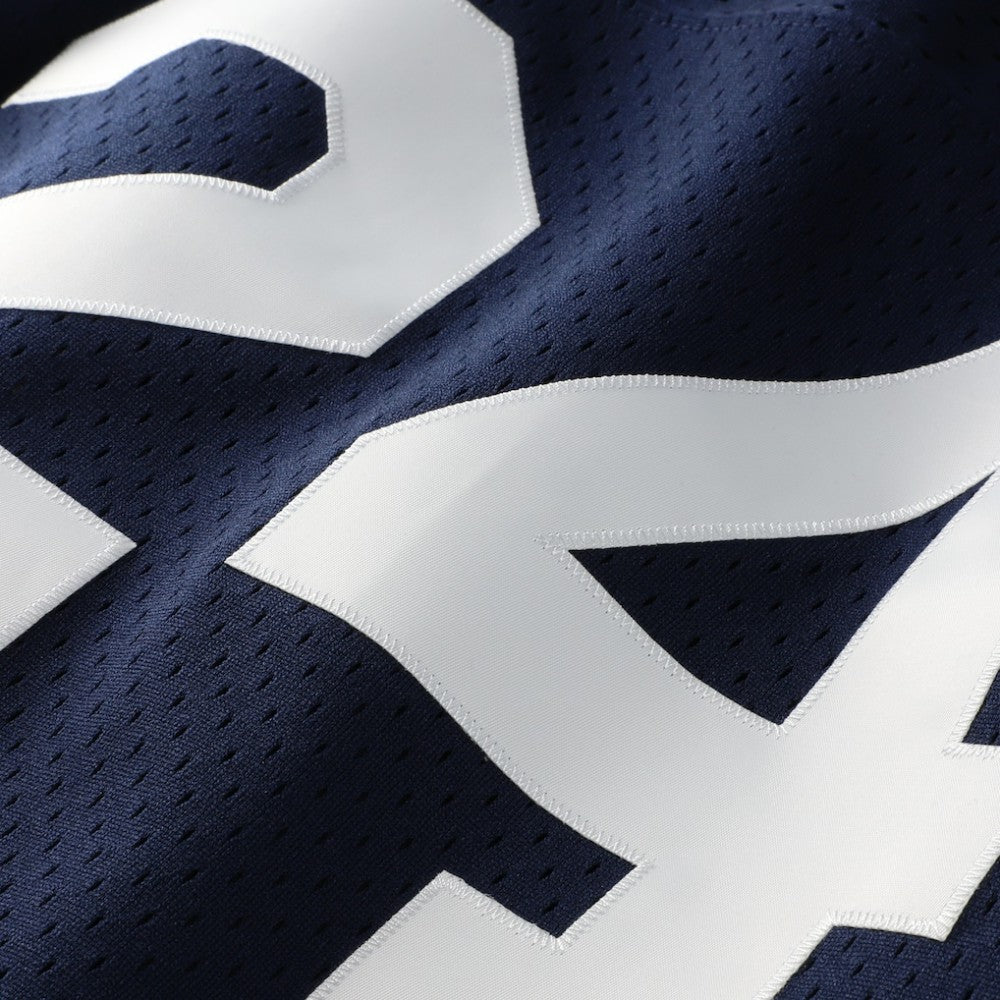 Rickey Henderson New York Yankees Cooperstown Collection Mesh Batting Practice Button-Up Jersey Navy