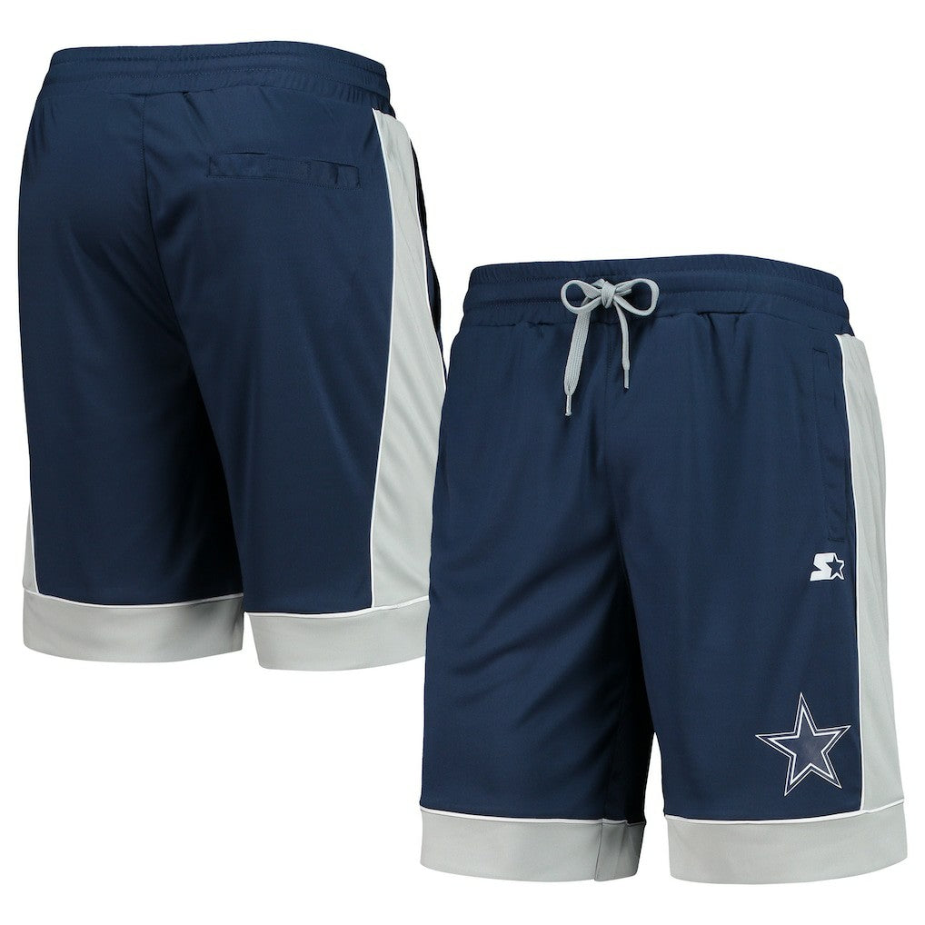 Dallas Cowboys G-III Sports by Carl Banks Fan Favorite Fashion Shorts -Navy/Gray online