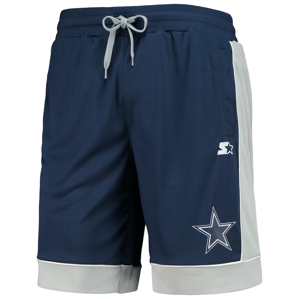 Dallas Cowboys G-III Sports by Carl Banks Fan Favorite Fashion Shorts -Navy/Gray online