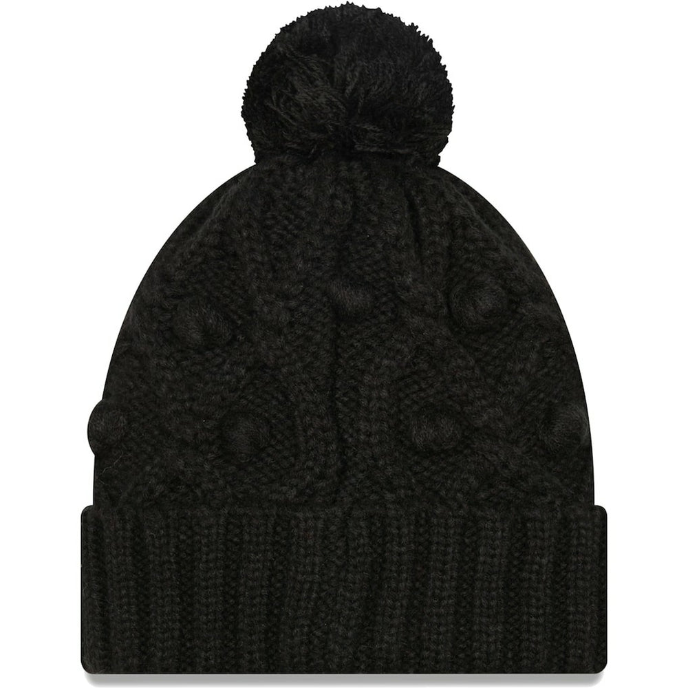 Pittsburgh Steelers New Era Girls Youth Toasty Cuffed Knit Hat with Pom - Black discount