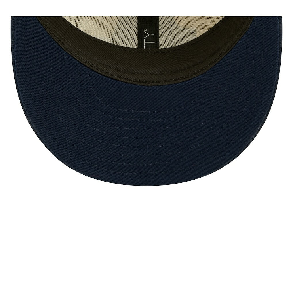 Dallas Cowboys New Era 2022 Sideline Low Profile 59FIFTY Fitted Hat - Cream/Navy for sale