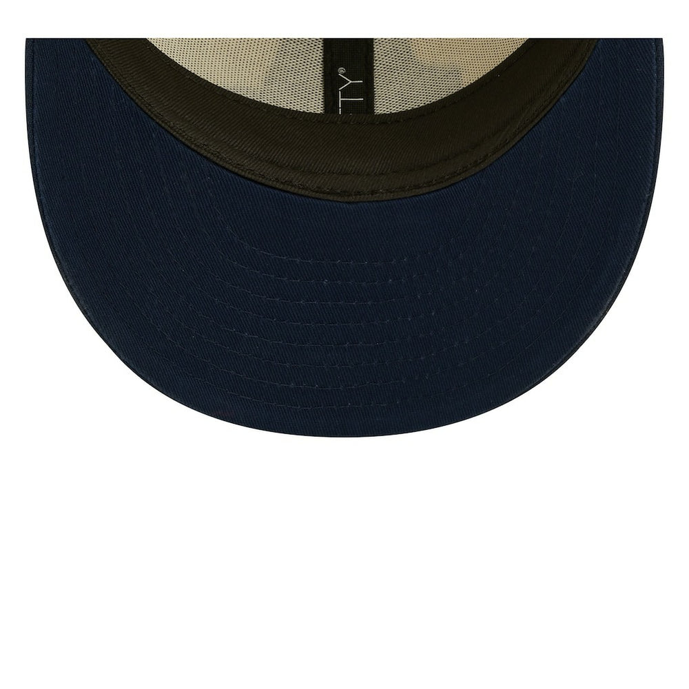 Dallas Cowboys New Era 2022 Sideline Low Profile 59FIFTY Fitted Hat - Cream/Navy for sale