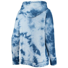 Chicago Cubs Women's Tie-Dye Full-Zip Hoodie Royal