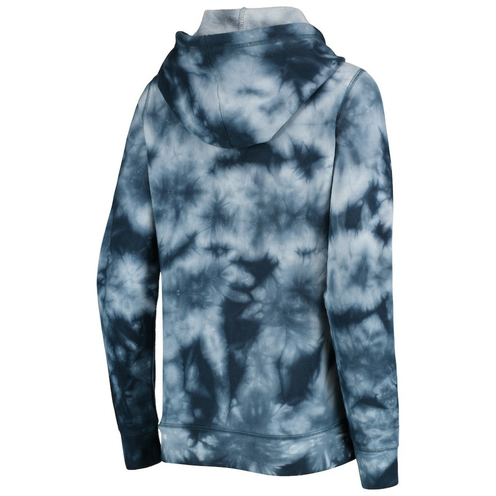 Houston Astros Women's Tie-Dye Full-Zip Hoodie Navy
