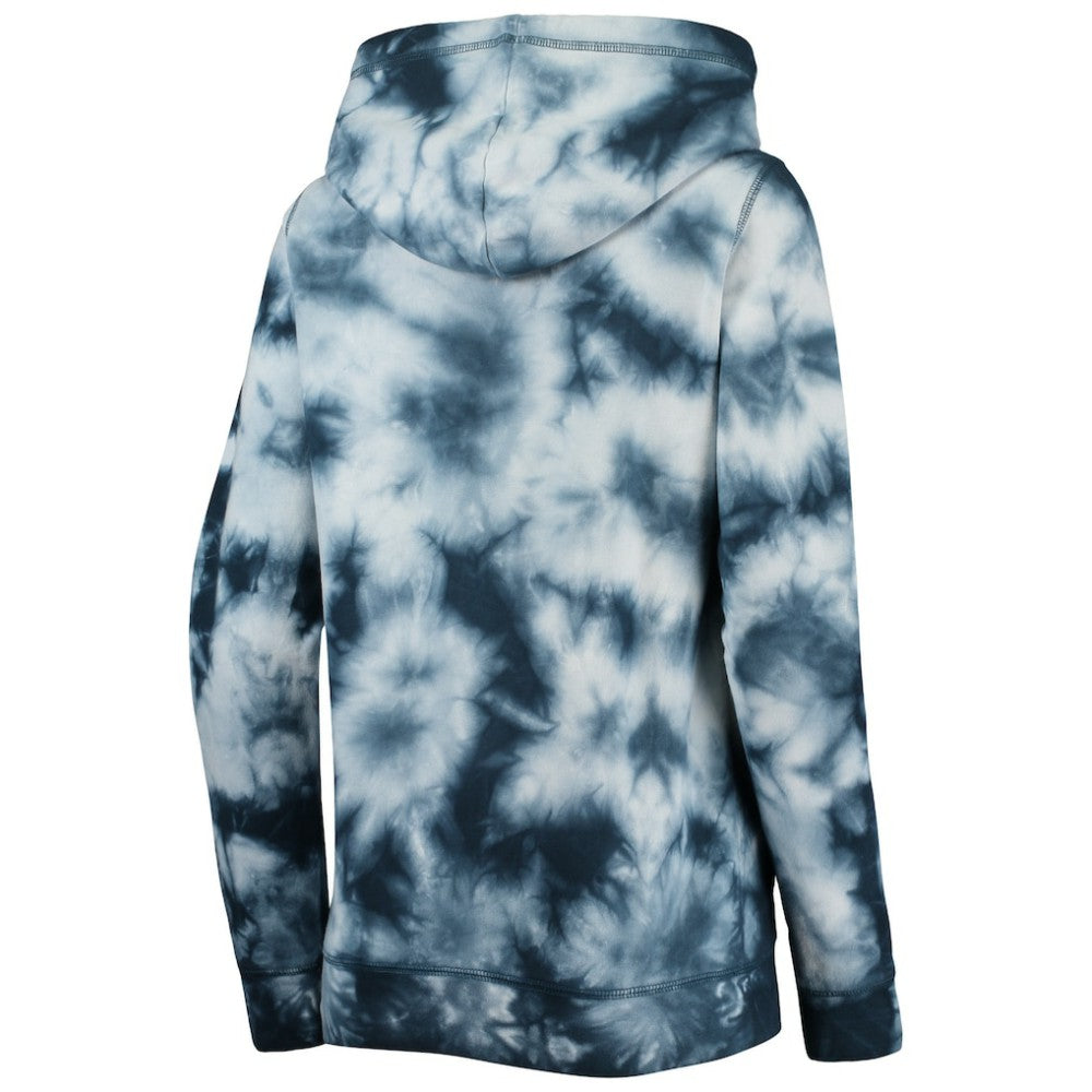 Minnesota Twins Women's Tie-Dye Full-Zip Hoodie Navy