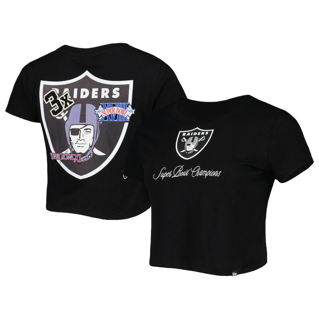 Las Vegas Raiders New Era Women's Historic Champs T-Shirt - Black discount