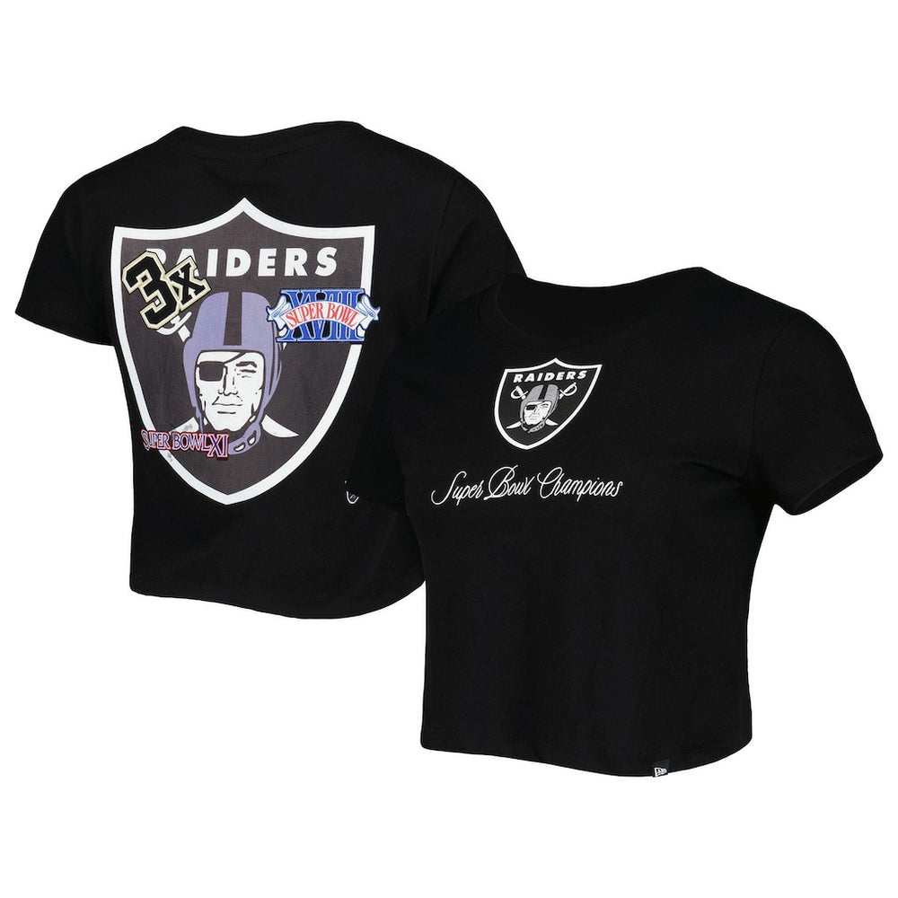 Las Vegas Raiders New Era Women's Historic Champs T-Shirt - Black discount