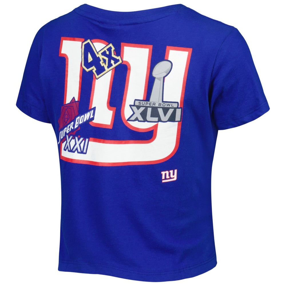 New York Giants New Era Women's Historic Champs T-Shirt - Royal on sale