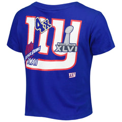 New York Giants New Era Women's Historic Champs T-Shirt - Royal on sale